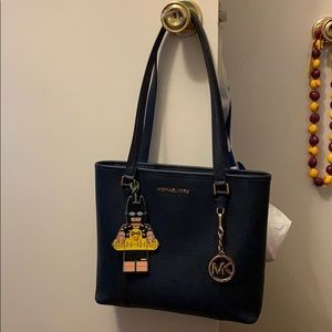 Michael Kors navy blue tote